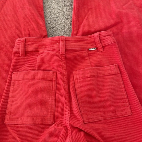 BILLABONG FREE FALL PANTS - red corduroy - holiday outfits - christmas - size 24 - Picture 5 of 5
